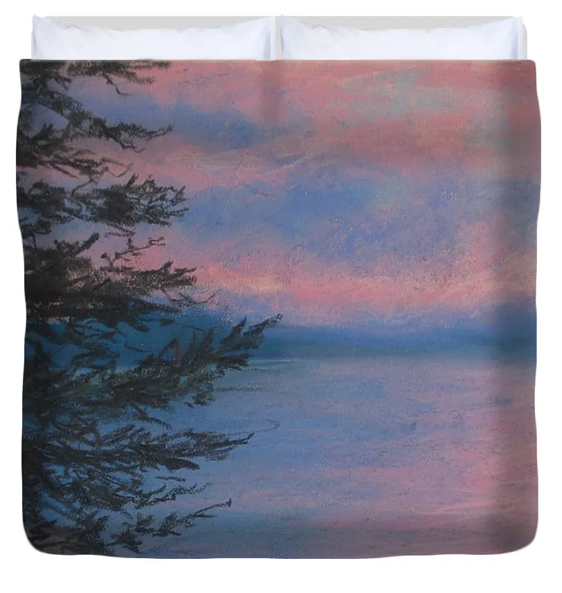 Rosey Sky Light - Duvet Cover