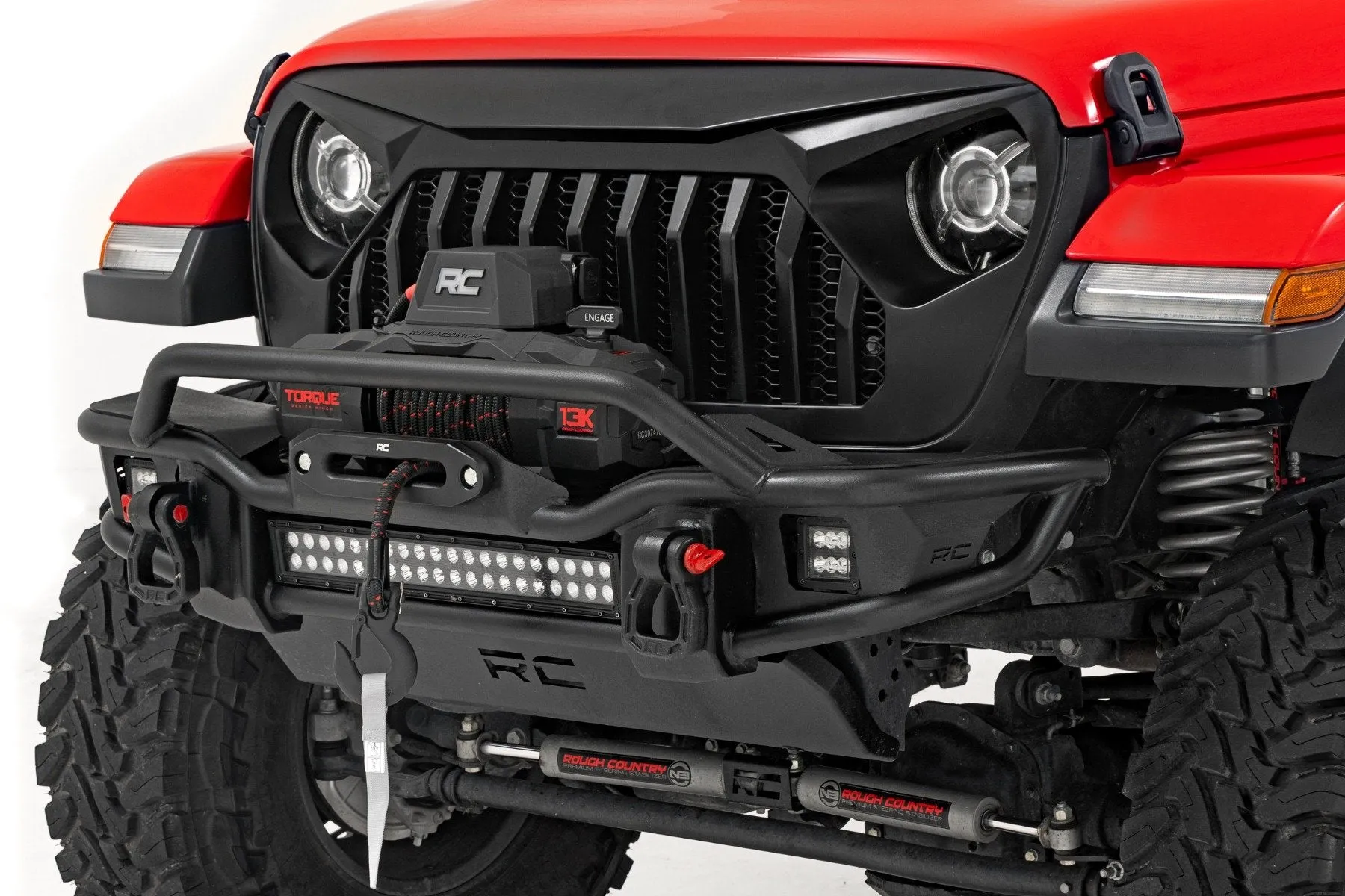 Rough Country 13,000 LBS Wireless Torque Winch 7hp- Recon Recovery