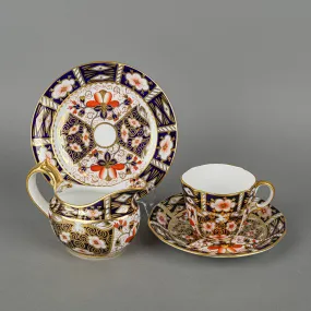 ROYAL CROWN DERBY Traditional Imari 2451 Tea Set 37pcs