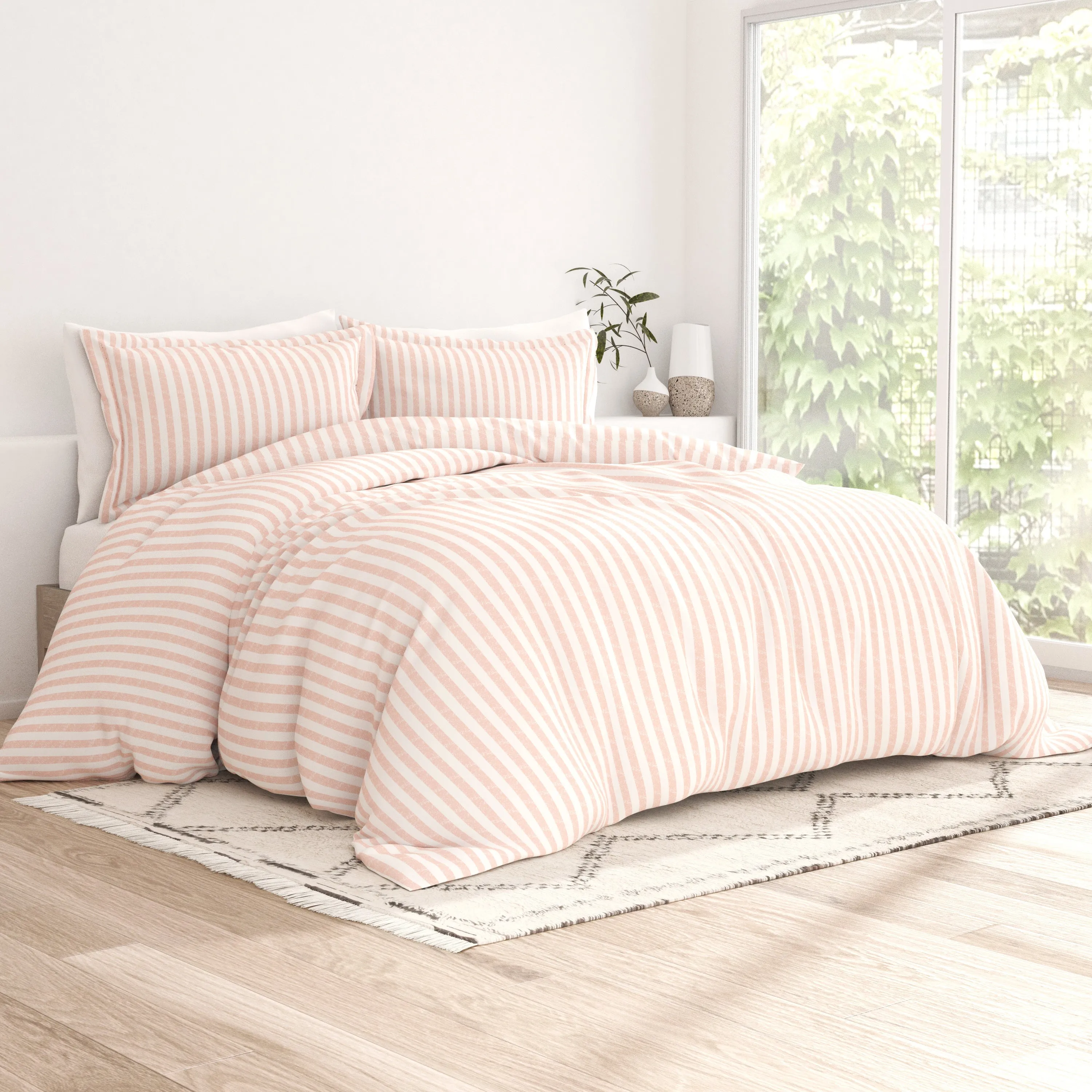 Rugged Stripes Pattern 3-Piece Duvet Cover Set (Sale)