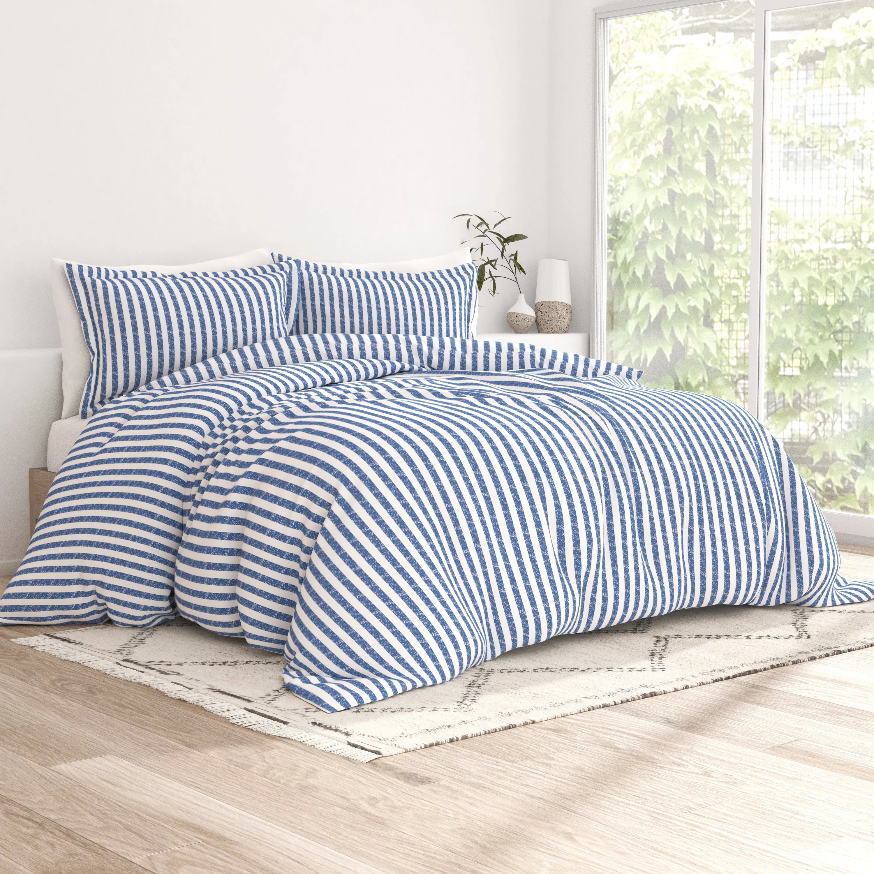 Rugged Stripes Pattern 3-Piece Duvet Cover Set (Sale)