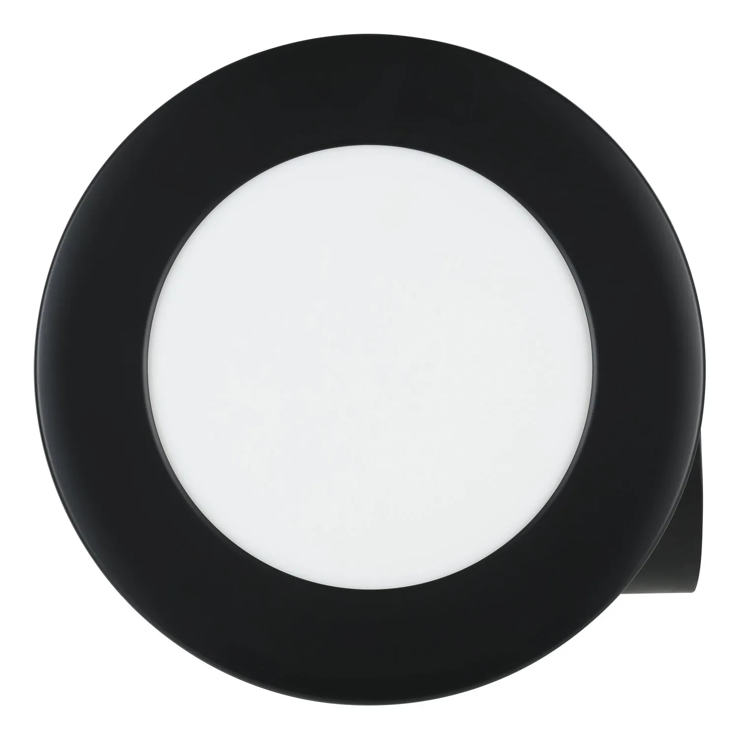 Samba Round Exhaust Fan in White or Black with Light