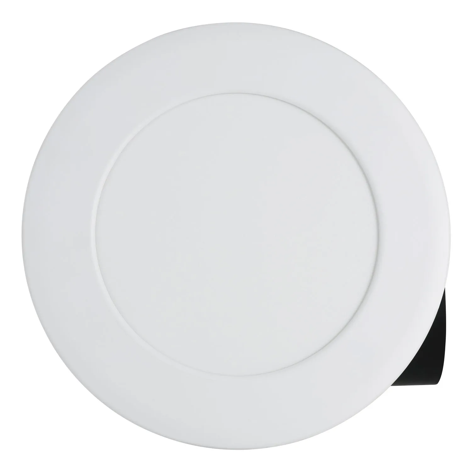 Samba Round Exhaust Fan in White or Black with Light