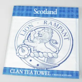 Scotland Lion Rampant Crest Tea Towel (To Clear)