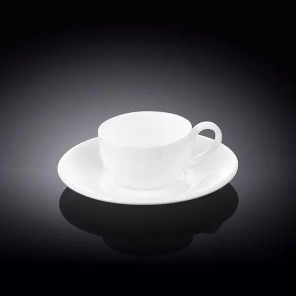 Set Of 6 White Coffee Cup 3 Oz | 100 Ml