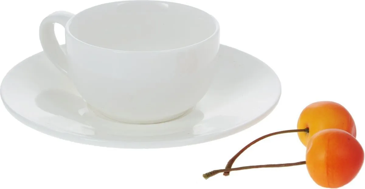 Set Of 6 White Coffee Cup 3 Oz | 100 Ml