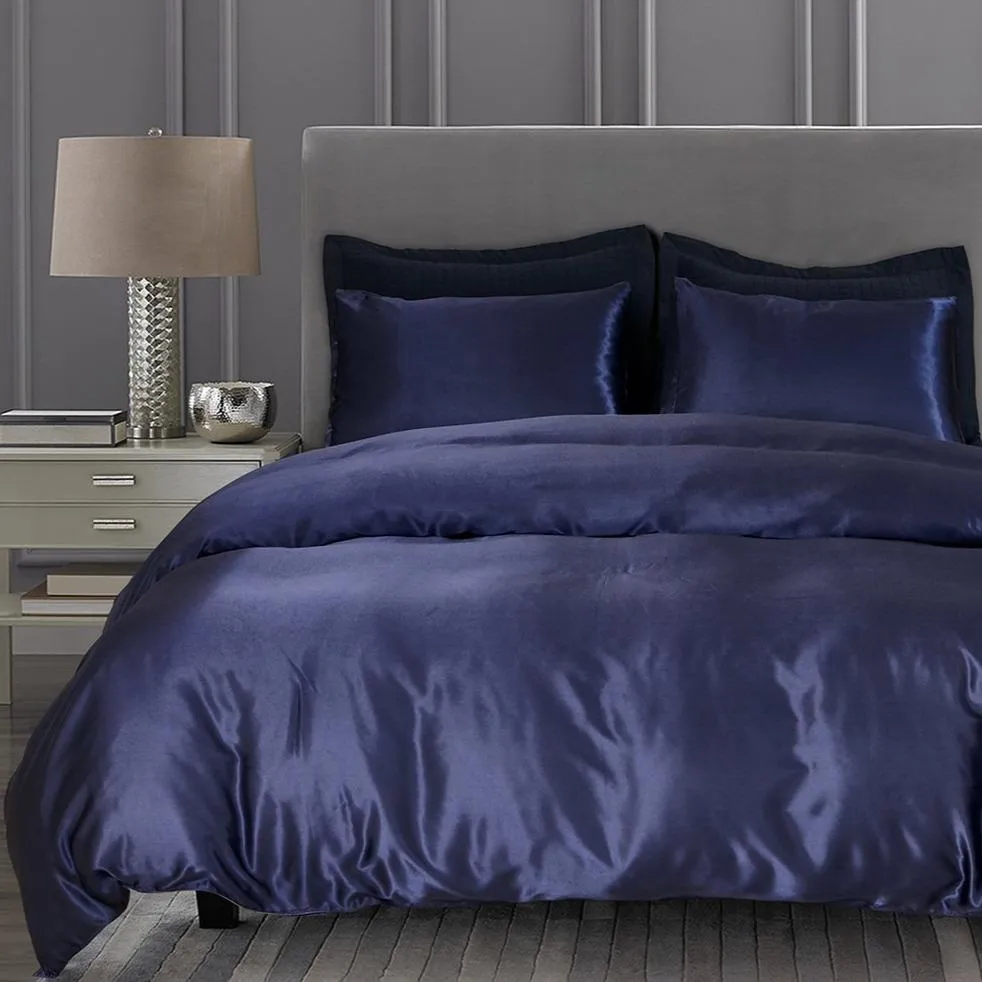 Silk Like Satin Duvet Cover Set