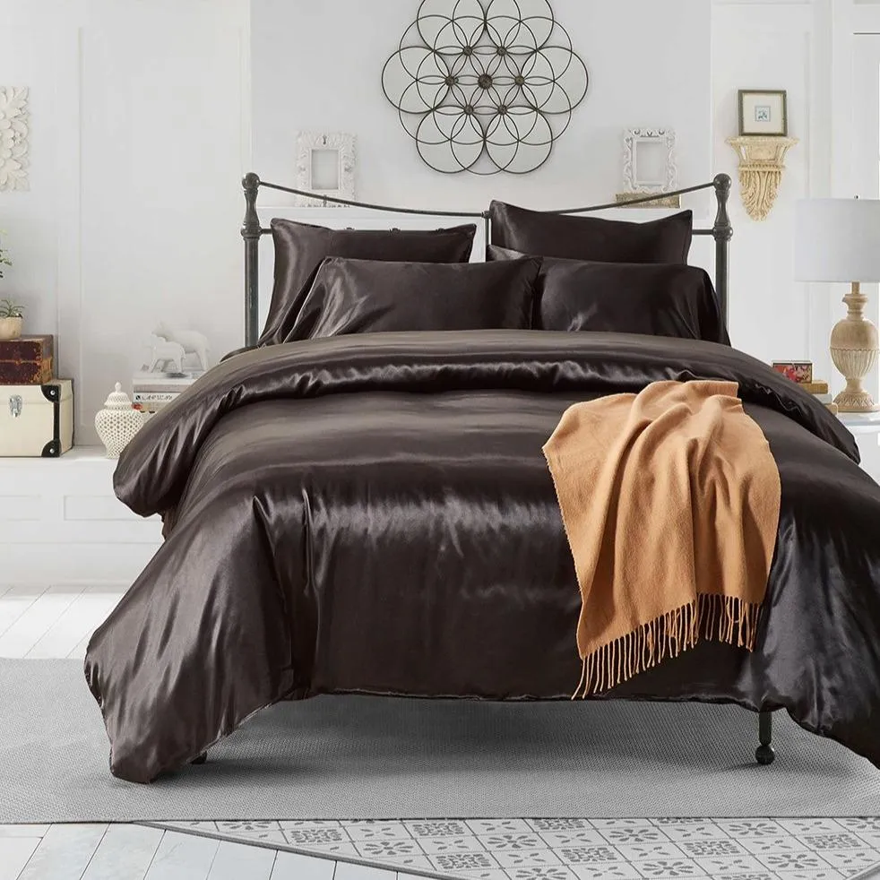 Silk Like Satin Duvet Cover Set