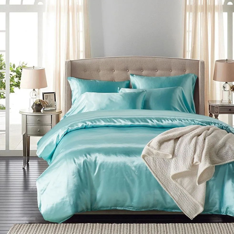 Silk Like Satin Duvet Cover Set