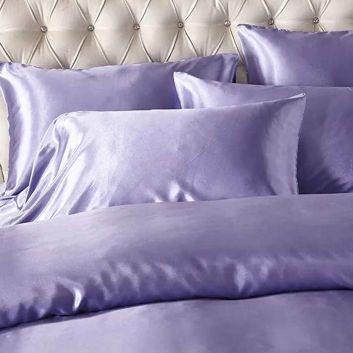 Silk Like Satin Duvet Cover Set