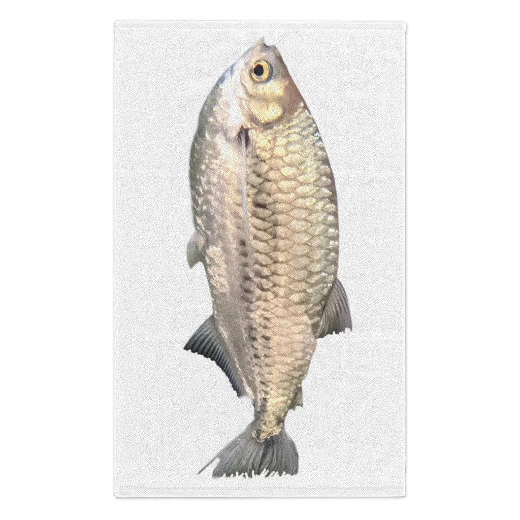 Silver Fish Rally Towel, 11x18