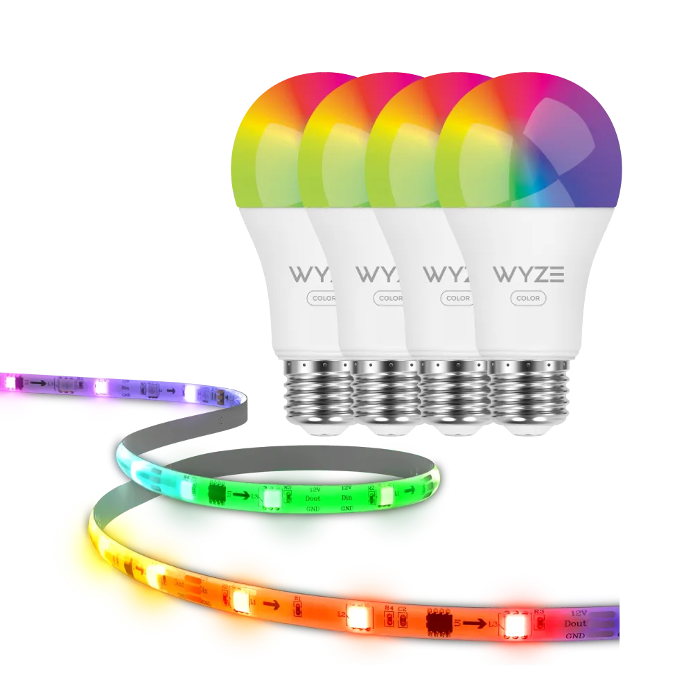 Smart Lighting Kit - Bulb Color   Light Strip Pro Bundle