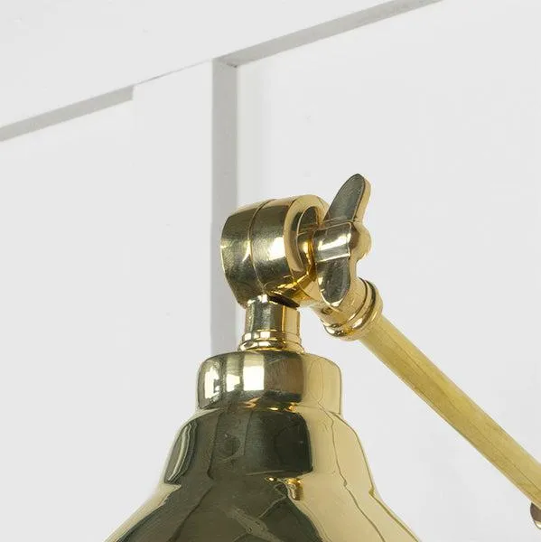 Smooth Brass Brindley Wall Light | From The Anvil