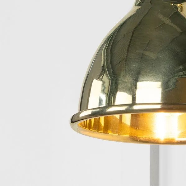 Smooth Brass Brindley Wall Light | From The Anvil