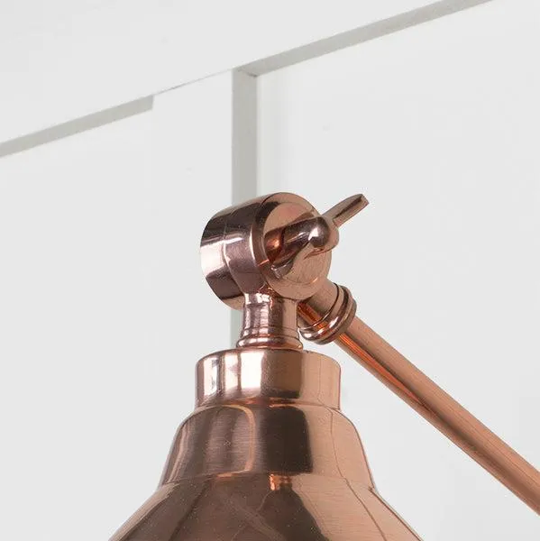 Smooth Copper Brindley Wall Light | From The Anvil