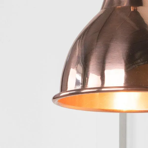 Smooth Copper Brindley Wall Light | From The Anvil