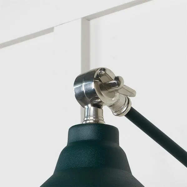 Smooth Nickel Brindley Wall Light in Dingle | From The Anvil