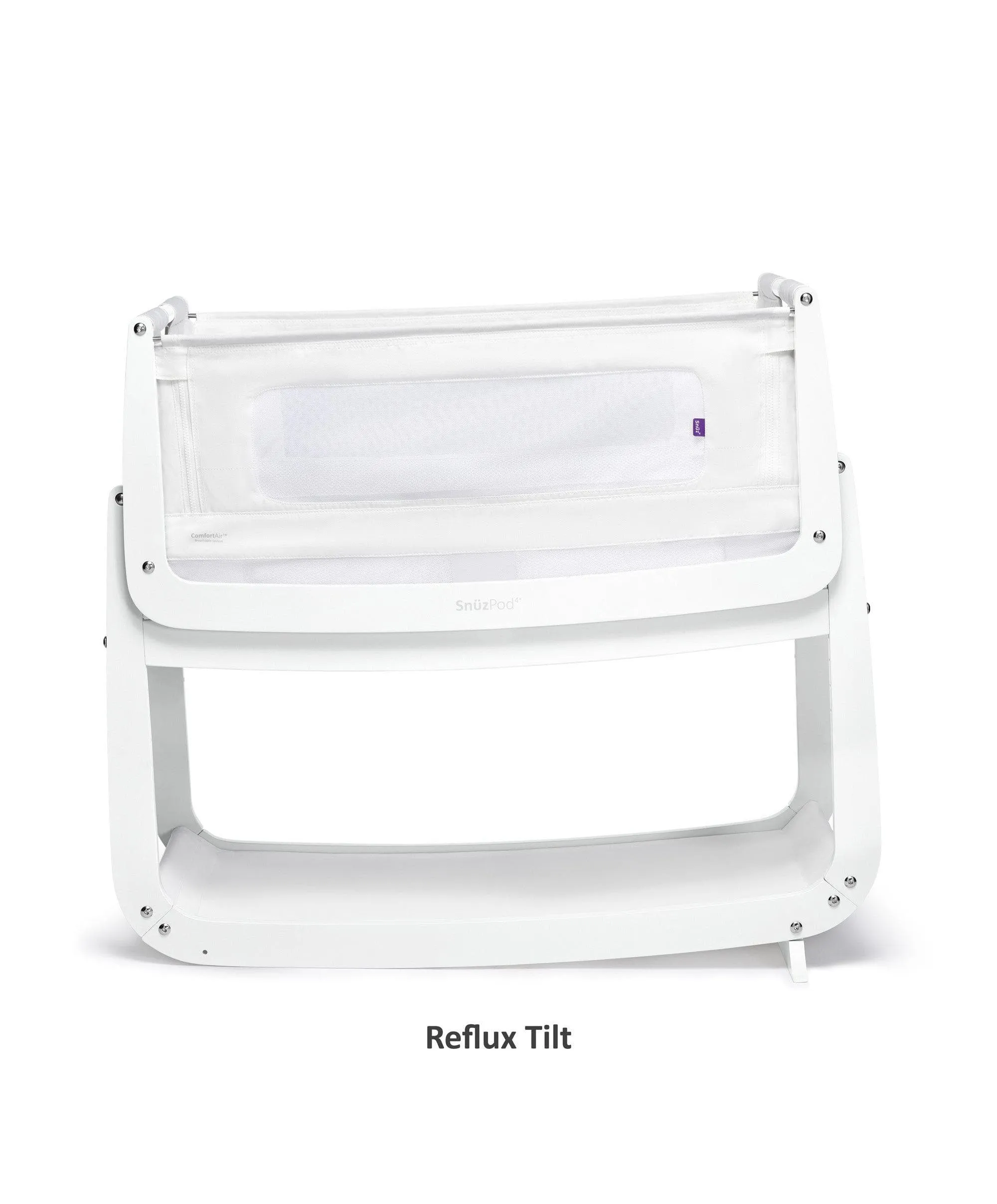 SnuzPod4 Bedside Crib - White