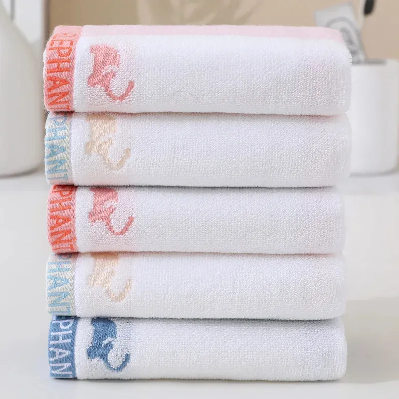 Soft Cotton Baby Towels Cartoon Children Bath Towel Newborns Handkerchief Bathing Face Washcloth Shower Towel for Kids 50x25cm