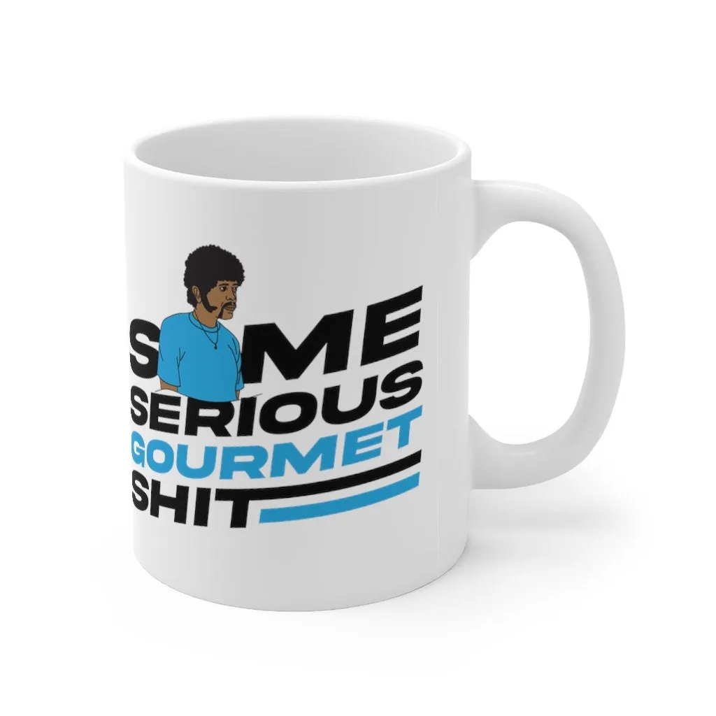 Some Serious Gourmet Shit - Pulp Fiction Movie - Color Accent Mug - Metallic Glitter Mug - 11oz