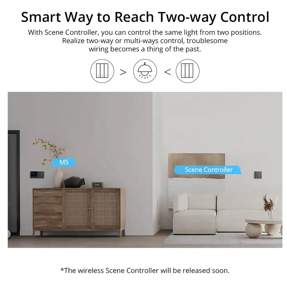 SONOFF SwitchMan Smart Wall Switch-M5 (2 Gang - Type 86)