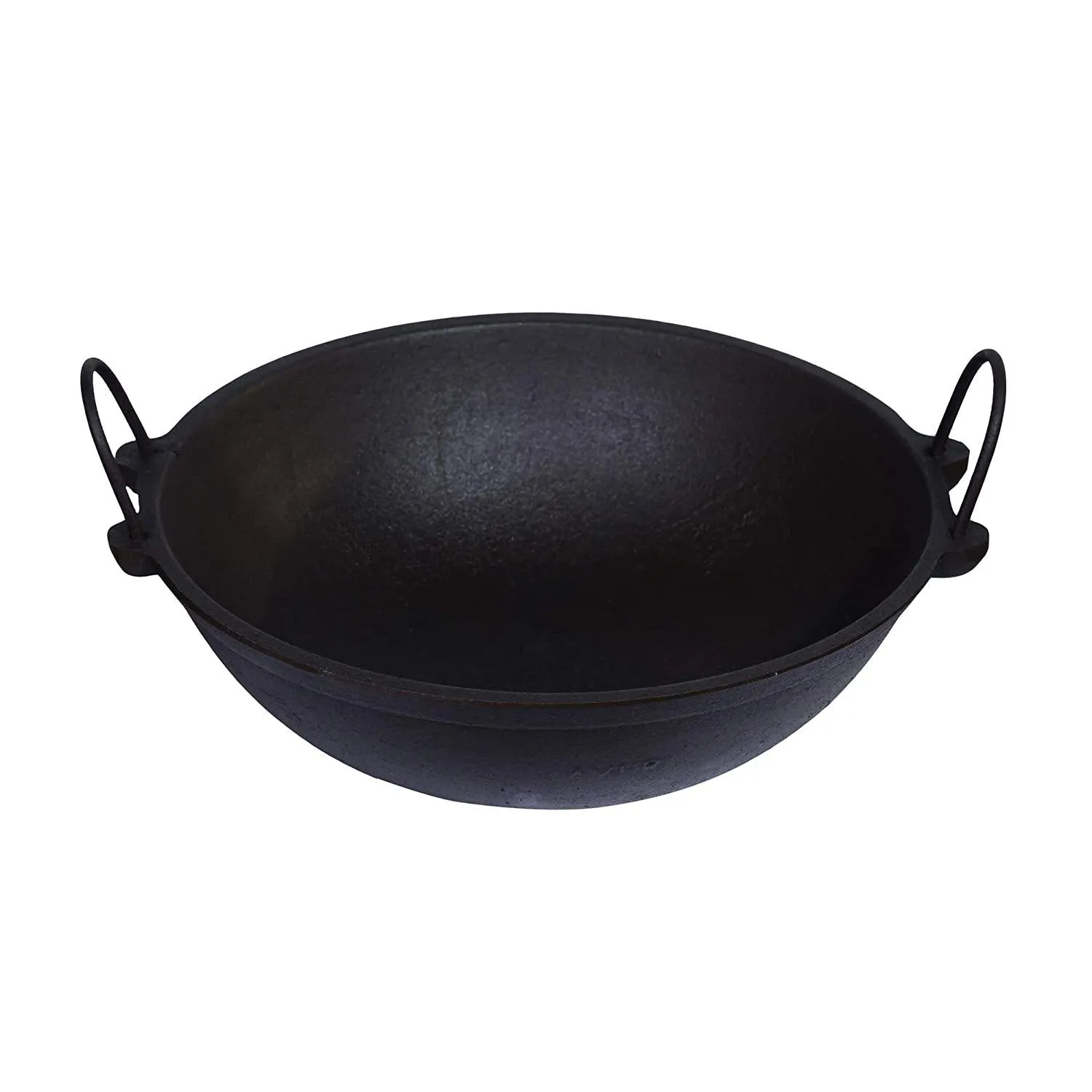 Sparkenzy Cast iron Pre seasoned Dosa Tawa 11 inch | Kadai 10 inch | Combo