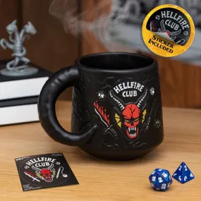 Stranger Things Hellfire Club Embossed 13 oz. Mug