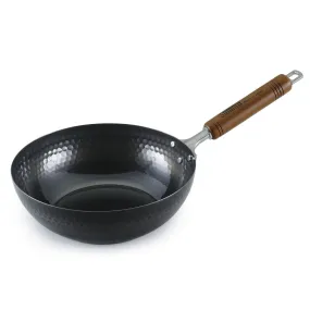 Summit Iron Hammered Beijing Wok Pan 9.4" dia x 5.7" ht