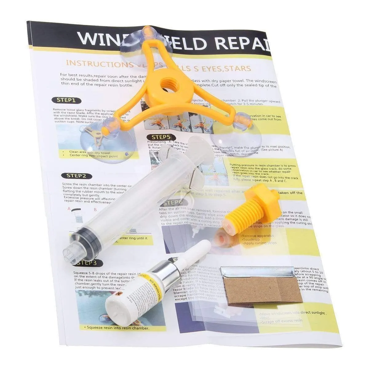 Super Windscreen Repair Kit - Fast & Easy