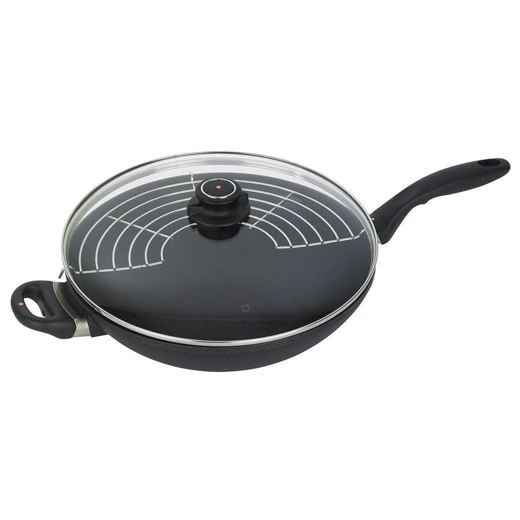 Swiss Diamond XD Nonstick Wok with Lid