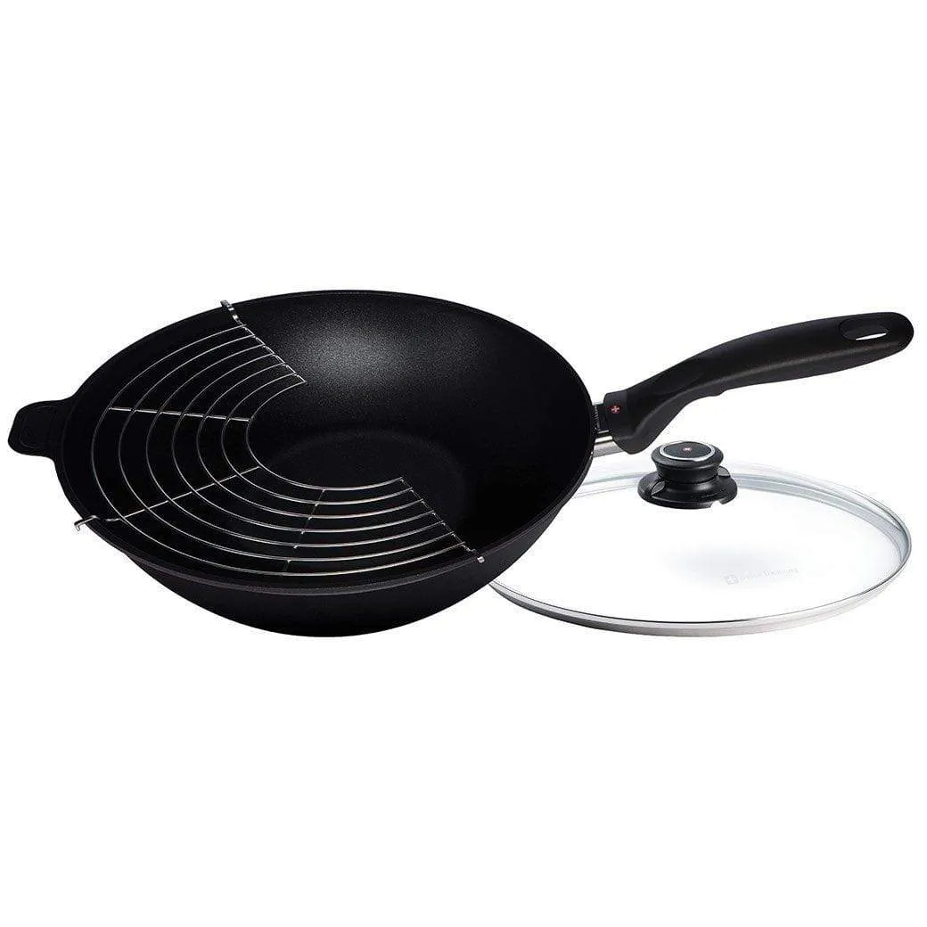 Swiss Diamond XD Nonstick Wok with Lid