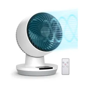 Taotronics Desk Fan with Remote, Cover 161sq.ft, 3 Speeds 8" Oscillating Smart Touch Quiet Air Circulator Fan WM