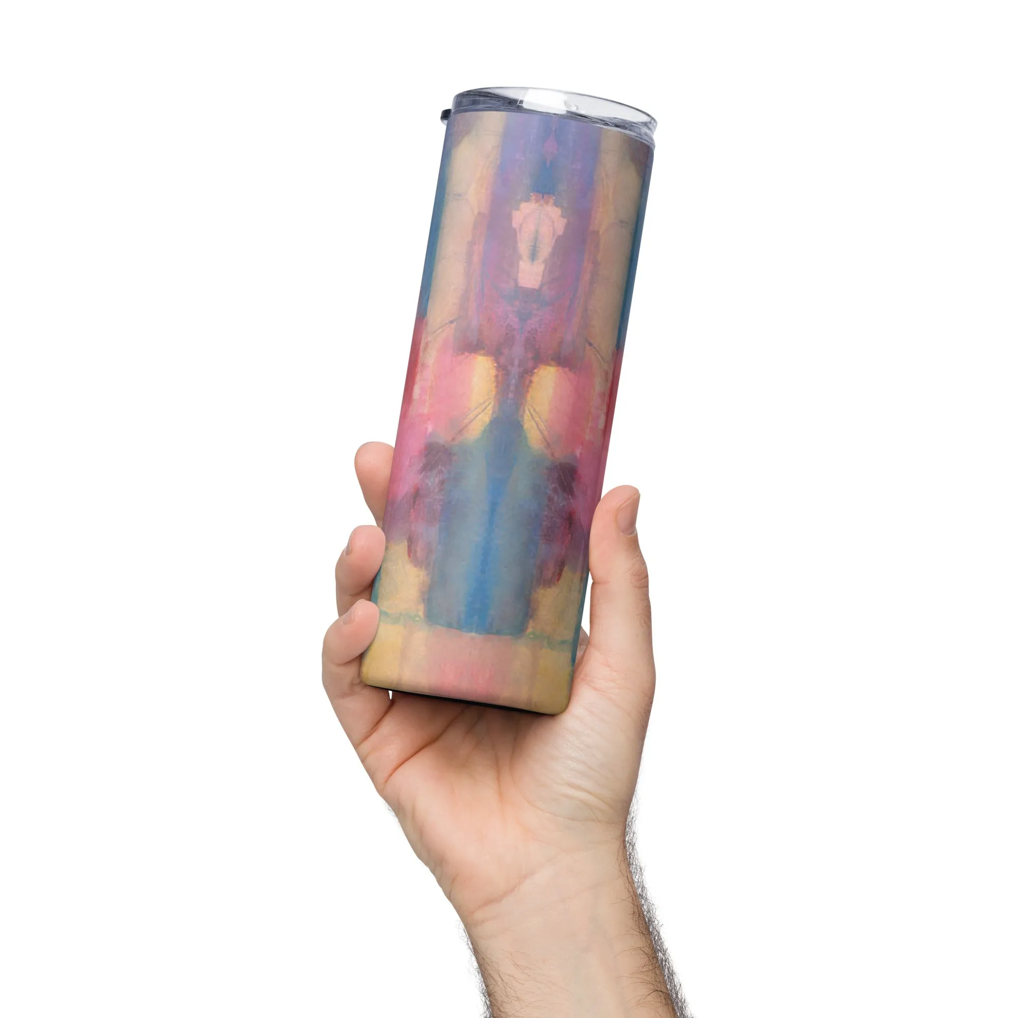 Techno Watercolor Stainless Steel Tumbler