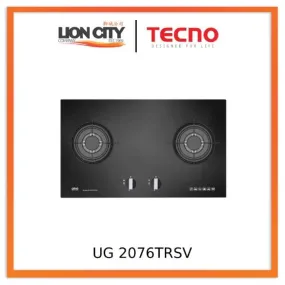 Tecno Uno UG 2076 TRSV Toughened Glass Hob Black 76cm