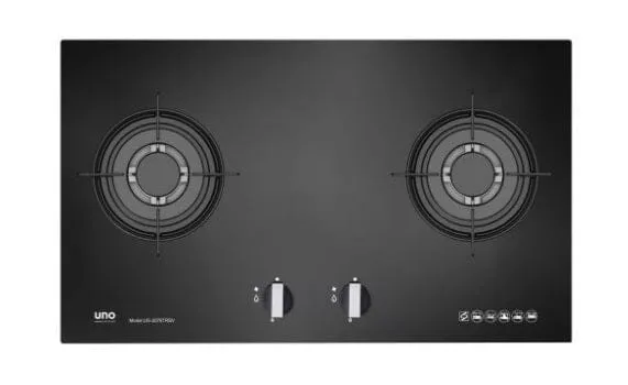 Tecno Uno UG 2076 TRSV Toughened Glass Hob Black 76cm