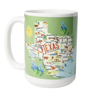 Texas Ceramic Mug, 15oz