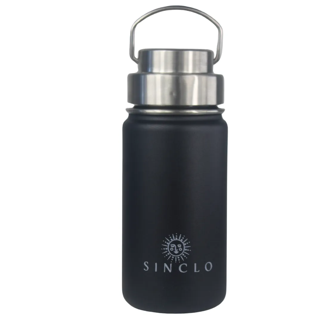 The Babi 400ml Water Bottle (Black)