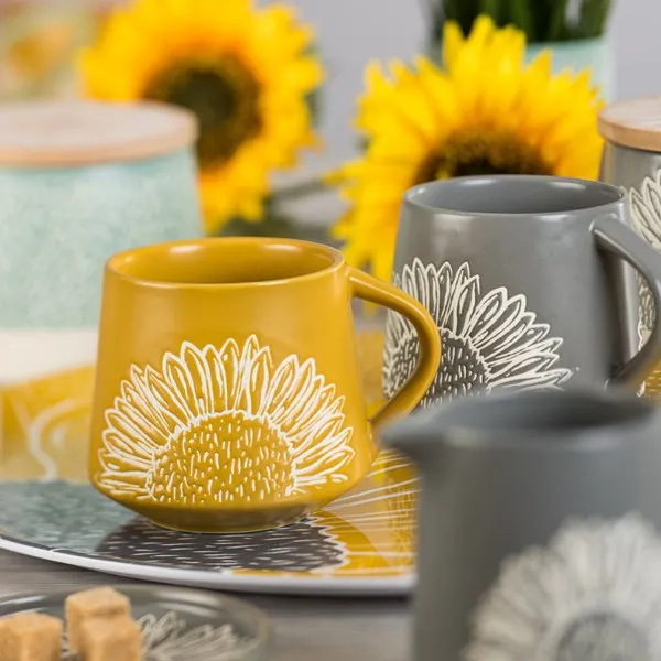 The English Tableware Company Artisan Flower Mug - Yellow