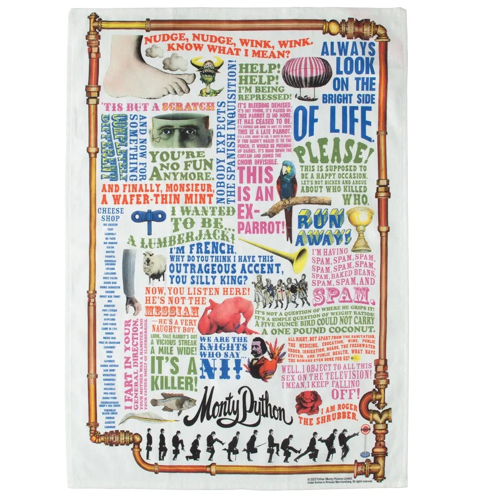 The Unemployed Philosophers Monty Python Dish Towel