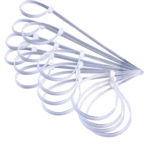 TheLAShop 100mm 4" Self-Locking Nylon Zip Ties Wraps 50pcs