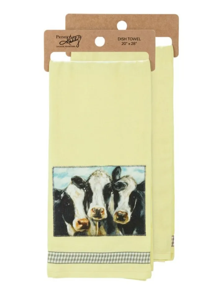 Three cows kitchen towel