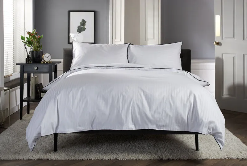 TLC Canterbury Sateen Stripe Cotton Duvet Bedlinen