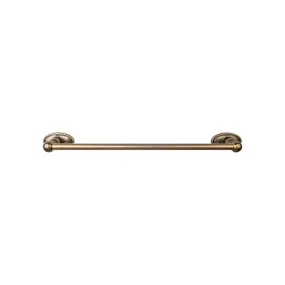 Top Knobs ED10GBZC Edwardian Bath Towel Bar 30 In. Single - Oval Backplate German Bronze