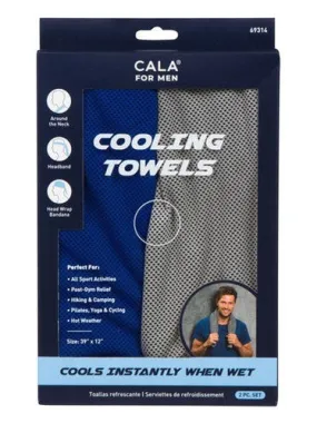 Towel Cooling Blue/Grey 2 Pc Set Men's 69314