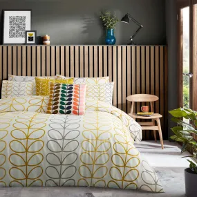 Trio Stem Bed Linen Ochre