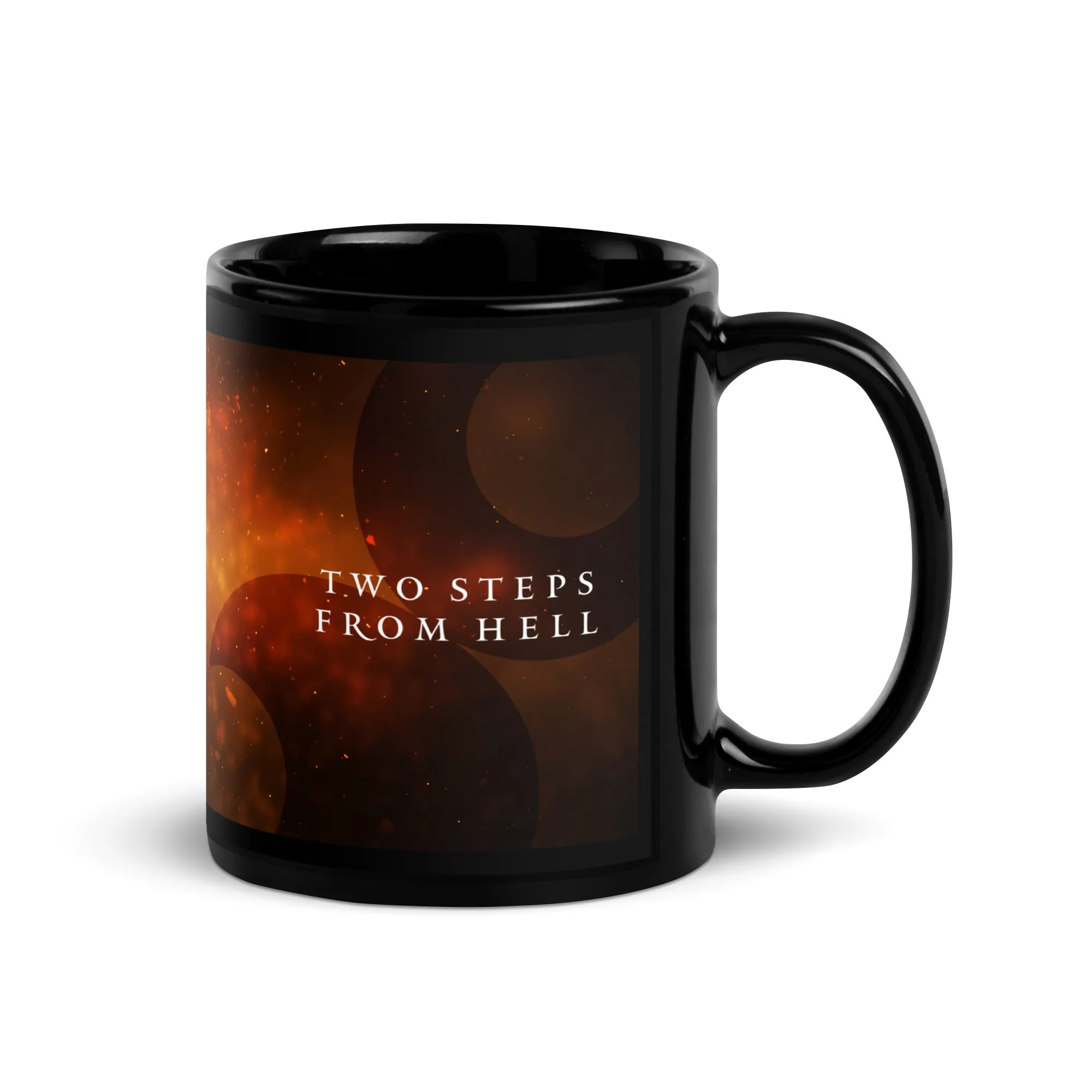 TSFH Black Glossy Mug