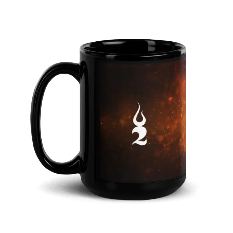 TSFH Black Glossy Mug