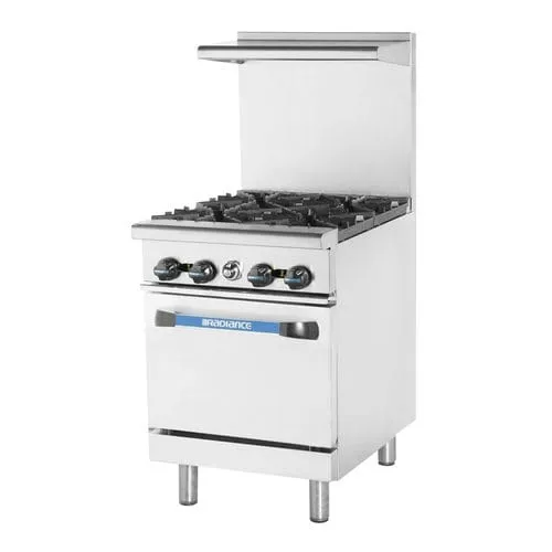 Turbo Air TAR-4 24" 4-Burner Gas Range NG