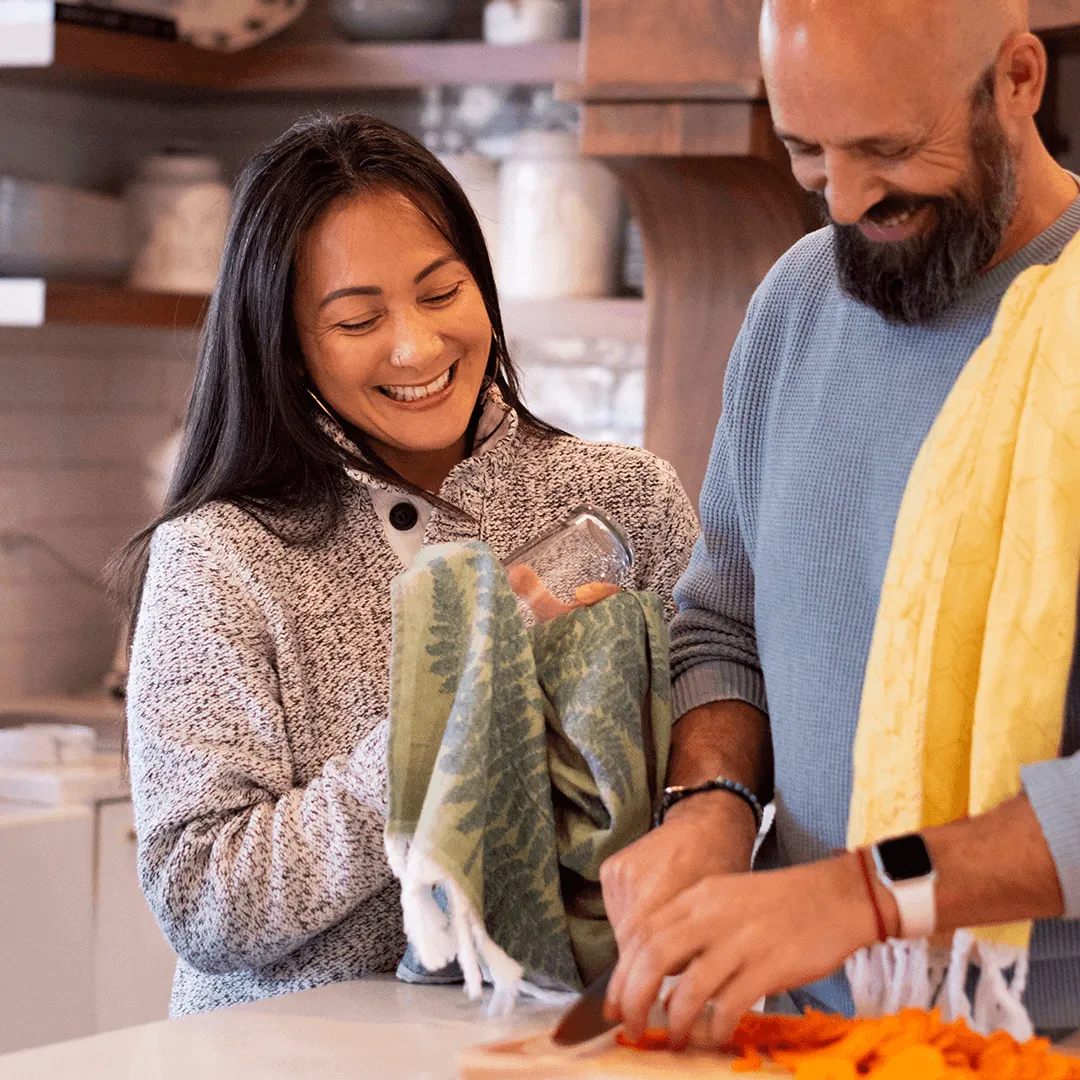 Turkish Cotton Hand Towel | Fern in Green