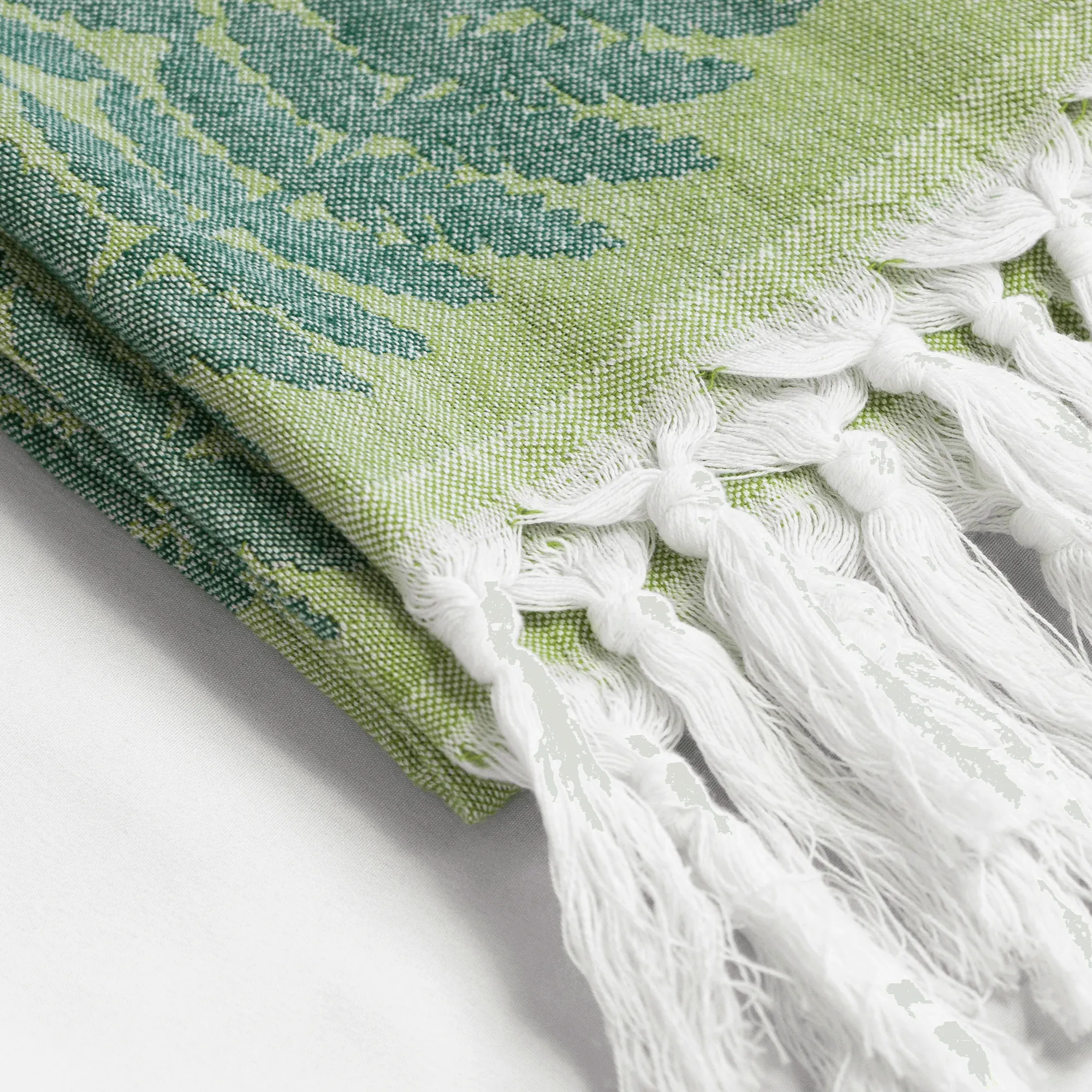 Turkish Cotton Hand Towel | Fern in Green